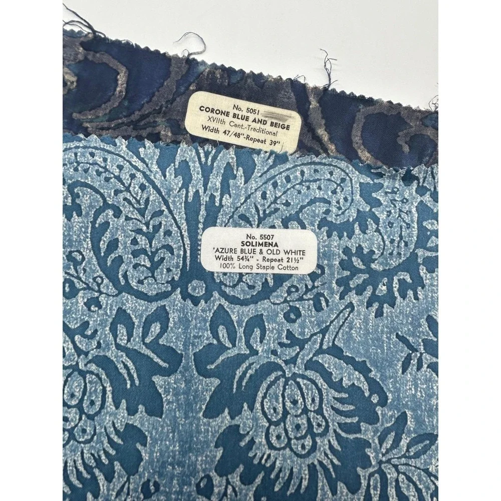Vtg Six Rare FORTUNY Sample Pieces - Stunning Hard to Find Patterns & Colors